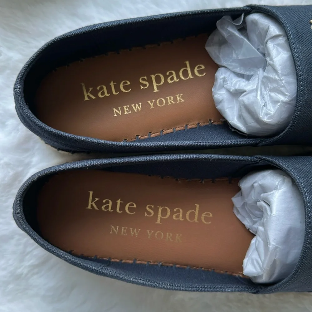 NIB Kate Spade Beach Date Espadrille Blazer Blue Crab size 8